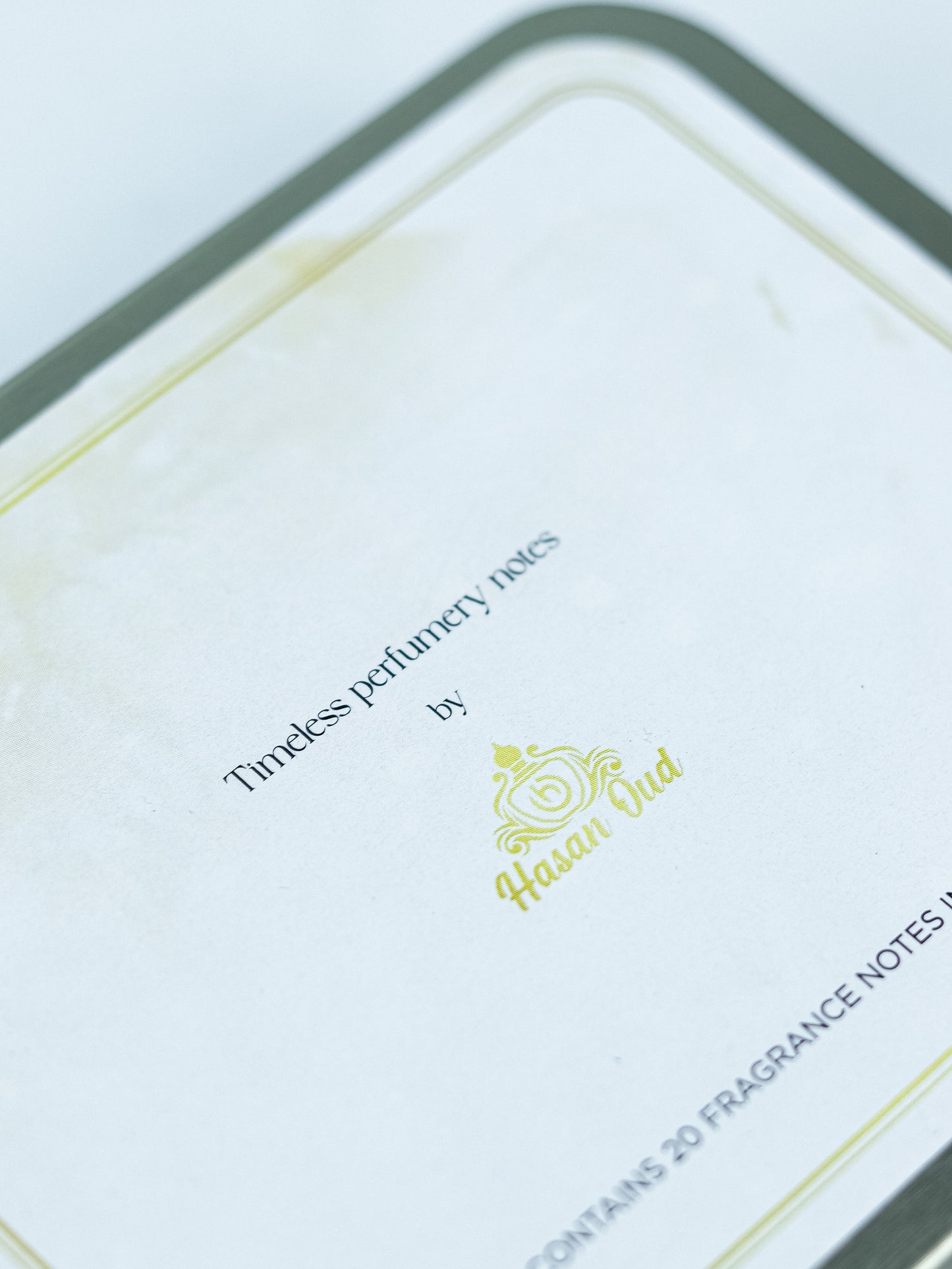 Timeless Perfumery Notes – 20ml Set by Hasan Oud