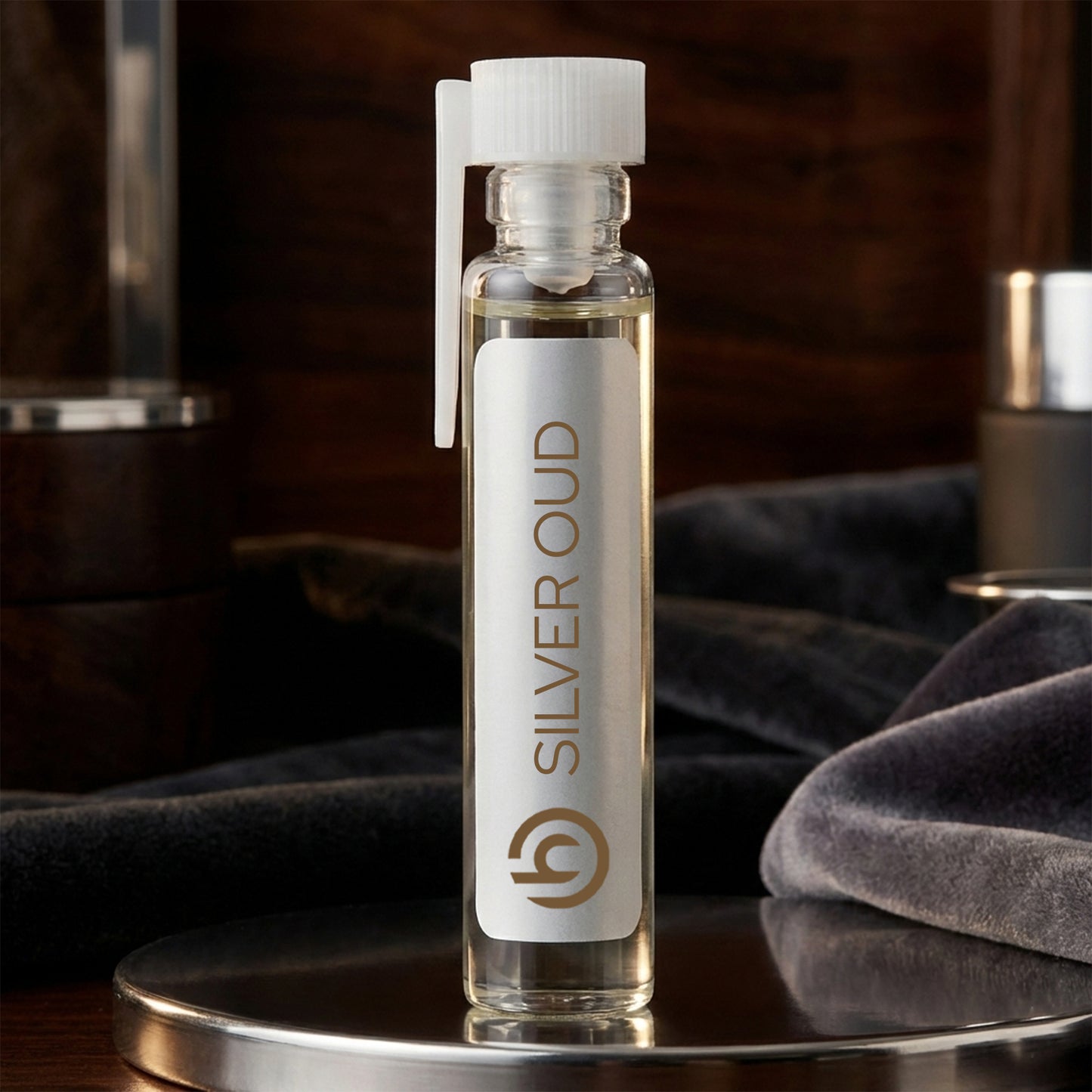 Silver Oud Attar Sample 1ml