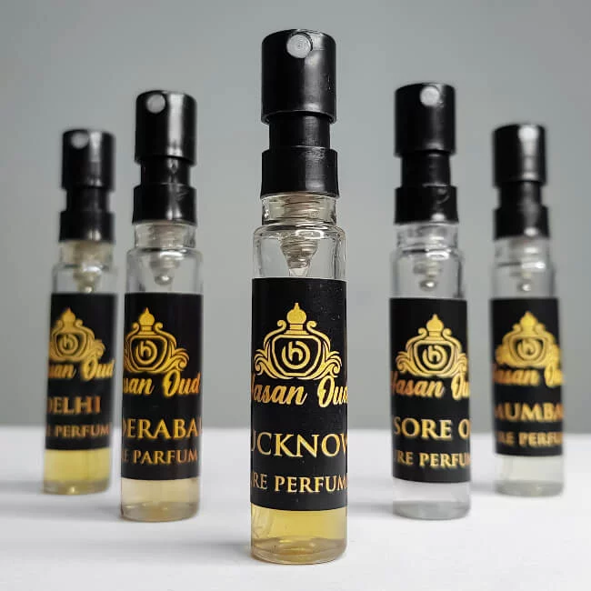Perfume Samples by hasanoud Set of 10 x 2ml Pure Parfum powerful parfume