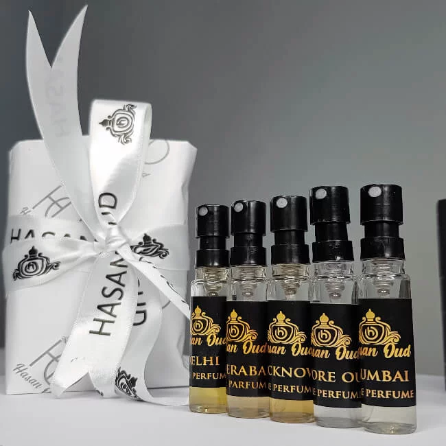 Perfume Samples by hasanoud Set of 10 x 2ml Pure Parfum powerful parfume