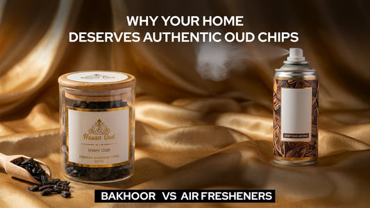 Bakhoor vs. Air Fresheners: Why Your Home Deserves Authentic Oud Chips