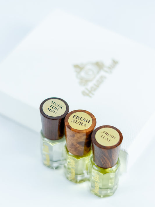 Attar Combo For Men by Hasan Oud 3 x 6ml