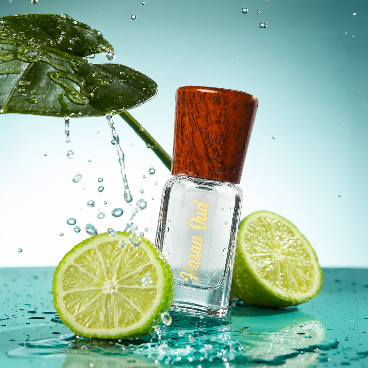 The blue Premium fragrances By Hasan Oud Alcohol Free Attar