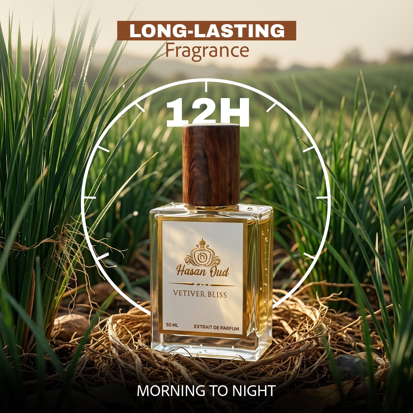Vetiver Bliss Intense Vetiver Fragrance by Hasan Oud