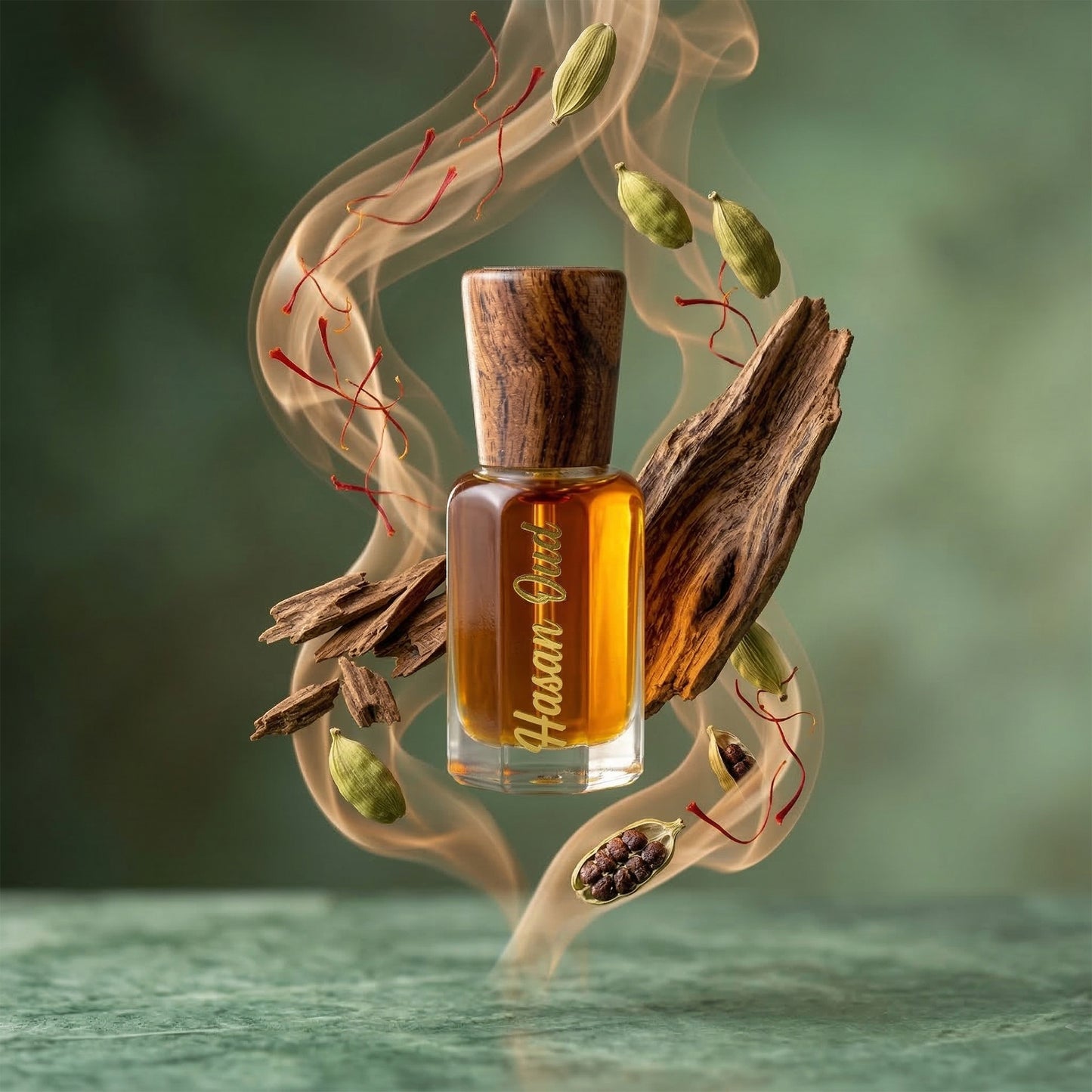 Cardmom Oud Premium Attar by Hasanoud