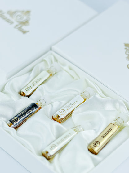 Pure Oud Sample Set by Hasan Oud  5 x 0.5ml