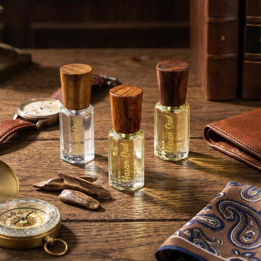 Attar Combo For Men by Hasan Oud 3 x 6ml