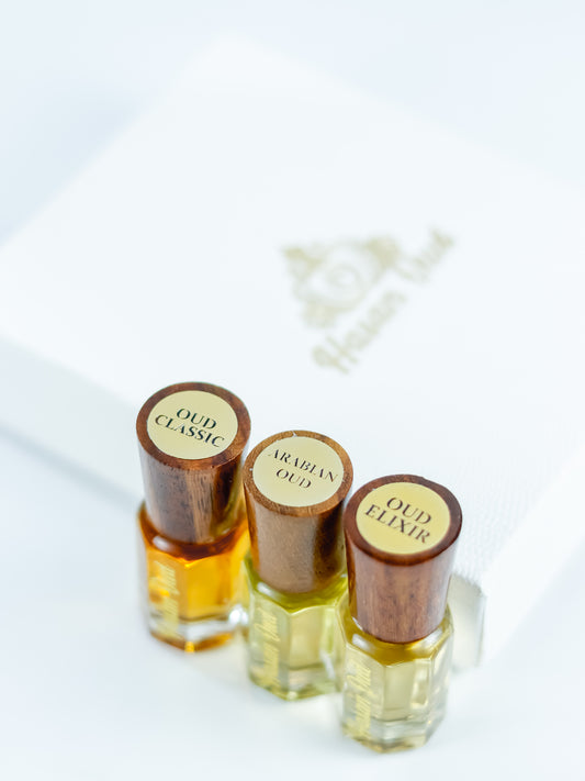 Oud Attar Combo By Hasan Oud  3 x 6ML