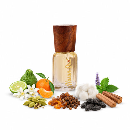 Crystal air Powdery Amber Attar by Hasanoud