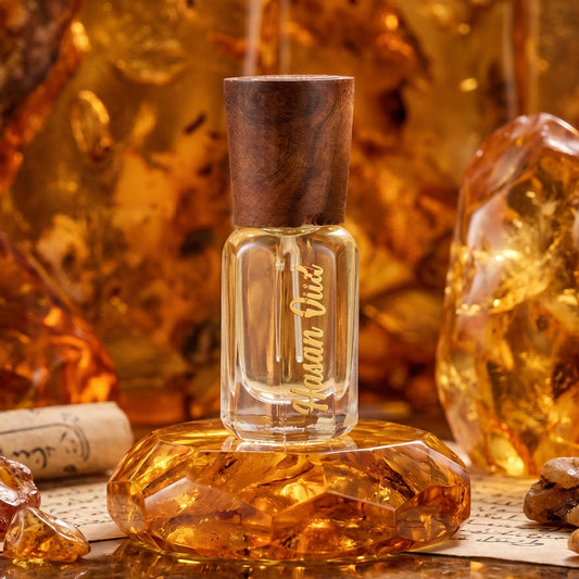 Crystal air Powdery Amber Attar by Hasanoud