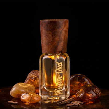 Crystal air Powdery Amber Attar by Hasanoud