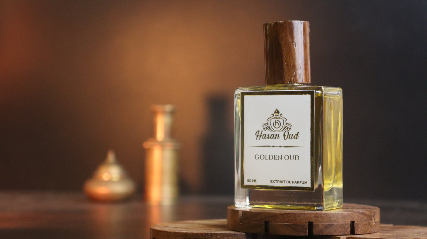 Golden Oud Premium Fragrances By Hasanoud Pure Perfume 50ml