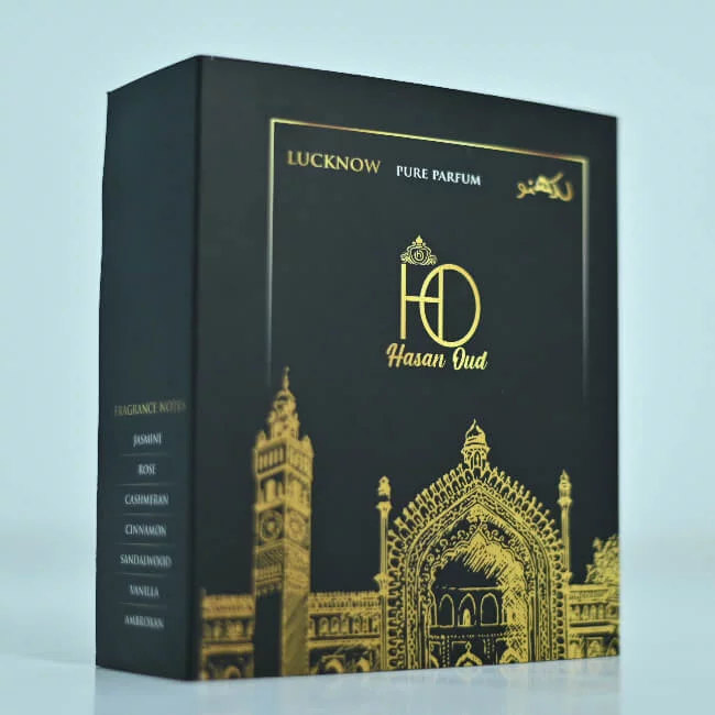 LUCKNOW By Hasan Oud Pure Perfume Powerful Unique Gourmand Perfume