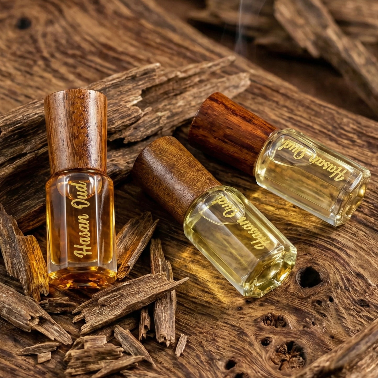 Oud Attar Combo By Hasan Oud  3 x 6ML