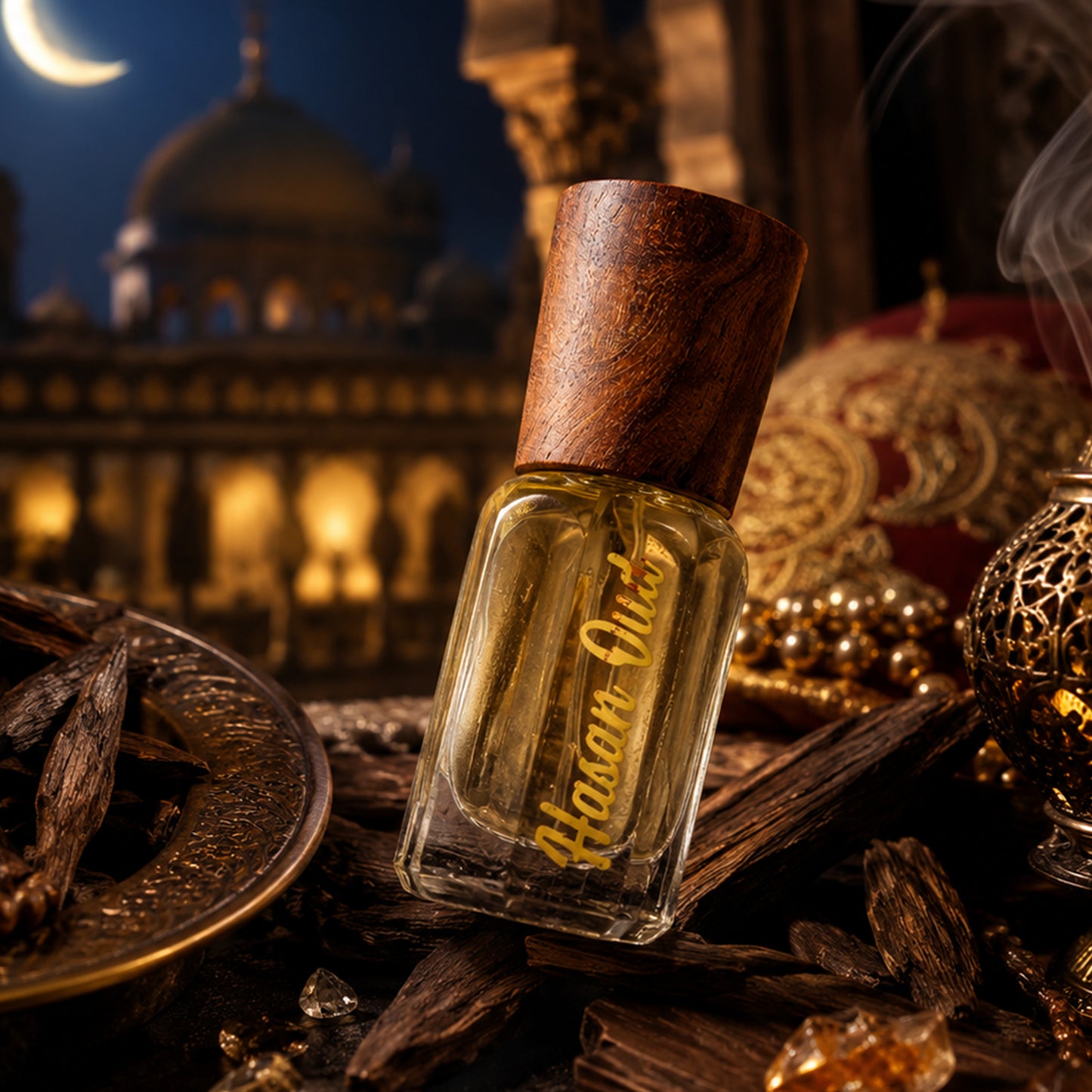 Oud Night Powerful oud attar by Hasanoud