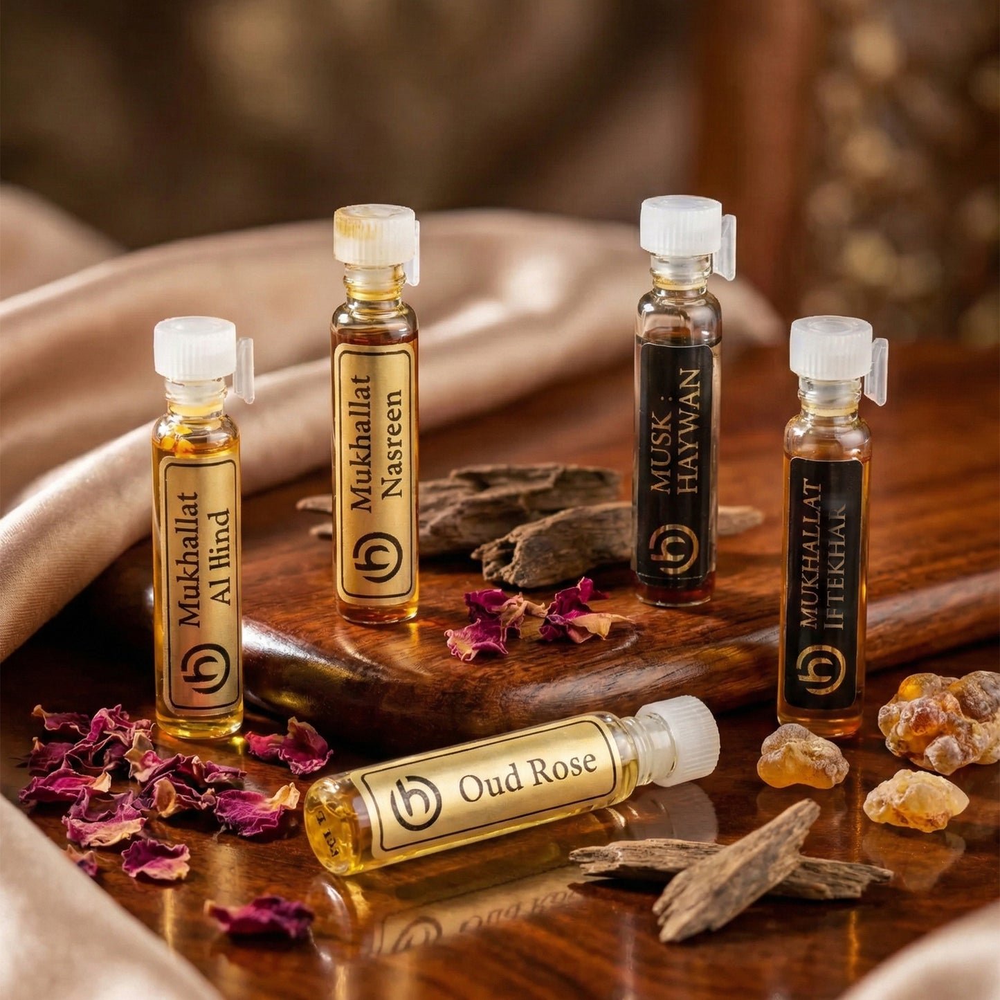 Premium Attar Sample Set by Hasan Oud 5x0.5ml