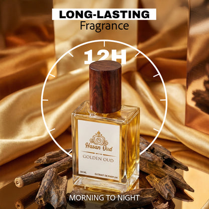 Golden Oud Premium Fragrances By Hasanoud Pure Perfume 50ml