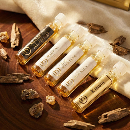 Pure Oud Sample Set by Hasan Oud  5 x 0.5ml