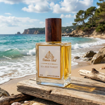 SEA SIDE FOREST  Premium Fragrances by Hasanoud extrait de parfum Powerful vetiver Fragrance